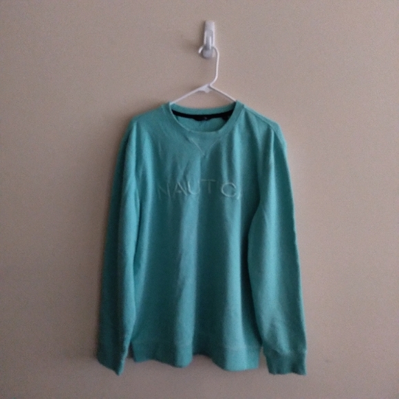 Nautica Men Spell Out Logo Pullover Crewneck Sweatshirt XLarge - Picture 1 of 5